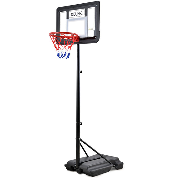 NNEMB Portable Kids Basketball Hoop Stand System, 1.15m to 1.60m Height Adjustable