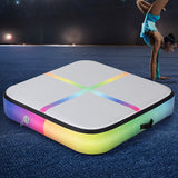 NNEDSZ 1m Air Track Mat Inflatable Gymnastics Tumbling Mat Colourful