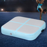 NNEDSZ 1m Air Track Mat Inflatable Gymnastics Tumbling Mat Green