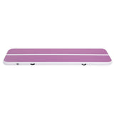 NNEDSZ Everfit 3M Air Track Gymnastics Tumbling Exercise Yoga Mat W/ Pump Inflatable Purple