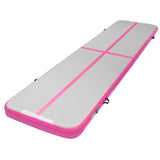 NNEDSZ Everfit 4M Air Track Gymnastics Tumbling Exercise Cheerleading Mat Inflatable Pink