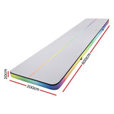 NNEDSZ 6M Air Track Mat Inflatable Gymnastics Tumbling Mat Colourful