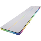 NNEDSZ 6M Air Track Mat Inflatable Gymnastics Tumbling Mat W/ Pump Colourful