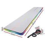 NNEDSZ 6M Air Track Mat Inflatable Gymnastics Tumbling Mat W/ Pump Colourful