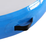 NNEDSZ 1m Air Track Spot Inflatable Gymnastics Tumbling Mat Round Blue