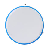 NNEDSZ 1m Air Track Spot Inflatable Gymnastics Tumbling Mat Round W/ Pump Blue