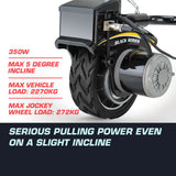 NNEMB Motorised Jockey Wheel Electric Power Mover 12V 350W Caravan Trailer Boat