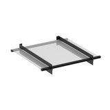 NNEDSZ Window Door Awning Canopy 1mx1m Flat Transparent Sheet Metal Frame