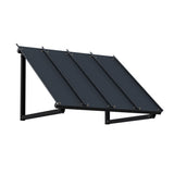 NNEDSZ Window Door Awning Canopy 1mx1.2m Black Metal Frame