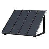 NNEDSZ Window Door Awning Canopy 1mx1.2m Black Metal Frame