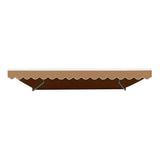 NNEDSZ Retractable Folding Arm Awning Motorised Remoter Sunshade 2.5Mx2M Beige