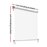 NNEDSZ Outdoor Blinds Transparent Roll Down Awning Window Shade 1.2X2.4M
