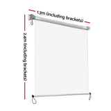 NNEDSZ Outdoor Blinds Transparent Roll Down Awning Window Shade 1.3X2.4M