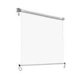 NNEDSZ Outdoor Blinds Transparent Roll Down Awning Window Shade 1.5X2.4M