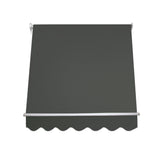 NNEDSZ Window Fixed Pivot Arm Awning Outdoor Blinds Retractable Canopy1.5X2.1M