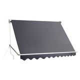 NNEDSZ Window Fixed Pivot Arm Awning Patio Outdoor Blinds Retractable 2.8X2.1M