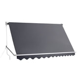 NNEDSZ Window Fixed Pivot Arm Awning Outdoor Blinds Retractable Canopy3.1X2.1M