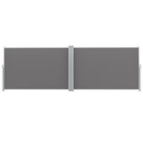 NNEDSZ Side Awning Sun Shade Outdoor Retractable Privacy Screen 2X6M Grey