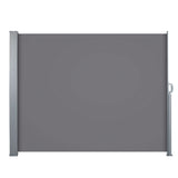 NNEDSZ Side Awning Sun Shade Outdoor Blinds Retractable Screen 1.4X3M GR