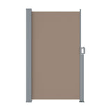 NNEDSZ Side Awning Sun Shade Outdoor Blinds Retractable Screen 1.8X3M Brown