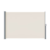 NNEDSZ Side Awning Sun Shade Outdoor Blinds Retractable Screen 2X3M Cream