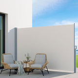 NNEDSZ Side Awning Sun Shade Outdoor Blinds Retractable Screen 2X3M Cream