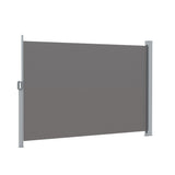 NNEDSZ Side Awning Sun Shade Outdoor Retractable Privacy Screen 2X3M Grey