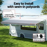 NNEDSZ Weisshorn 17ft Caravan Awning RV Replacement Fabric 4.93M x 2.42M