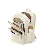 NNEOBA Waterproof Laptop Backpack Beige