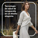 NNEOBA Fitness Tracker with AMOLED Display White