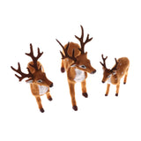Plush Christmas Reindeer Decoration – Soft Festive Elk Toy