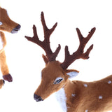 Plush Christmas Reindeer Decoration – Soft Festive Elk Toy