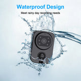 NNEOBA PD01 Mini Body Camera – Waterproof HD Sport DV Wearable Recorder