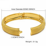 NNEOBA Bangles Gold 24K Plated for Women