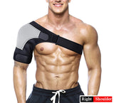 NNEOBA Adjustable Neoprene Shoulder Support Brace Compression Strap Black