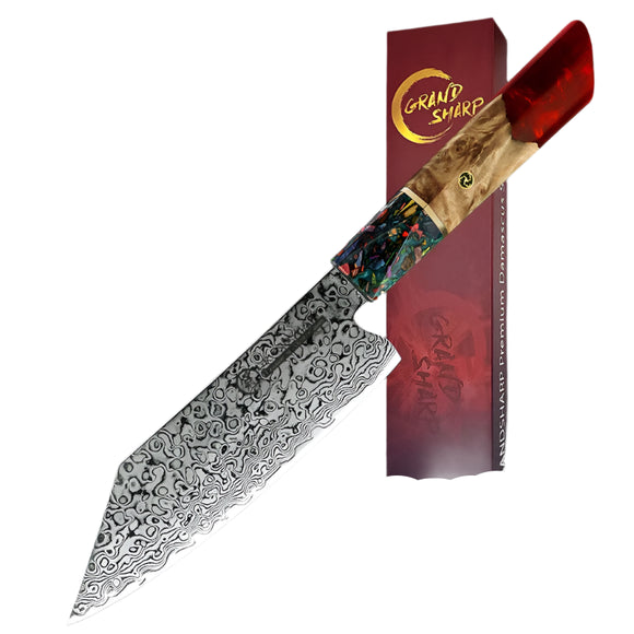 NNEOBADamascus Stainless Steel Chef Knife 13.7cm Blade