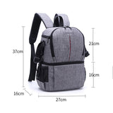 NNEOBA Waterproof Camera Backpack 16L Grey