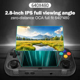 NNEOBA Handheld Retro Gaming Console with 2.8'' IPS Screen – Crystal Black
