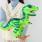 NNEOBA Dinosaur Building Block Toy (Green)