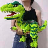 NNEOBA Dinosaur Building Block Toy (Green)