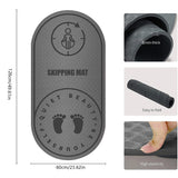 NNEOBA High-Density Anti-Noise Jump Rope Mat