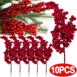 NNEOBA Artificial Red Berry Flowers Bouquet