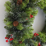 NNEOBA Artificial Wreath Christmas Garland Wall Hanging Decoration