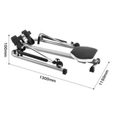 NNEOBA Adjustable Rowing Machine with Double Hydraulic Resistance