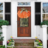 NNEOBA Christmas Pumpkin Wreath Harvest Door Decor