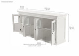 NNENVS Buffet with 6 Glass Doors