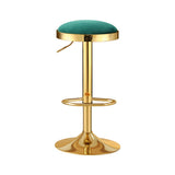 NNEDSZ 4x Artiss Bar Stools Kitchen Dining Chairs Velvet Padded Stool Green