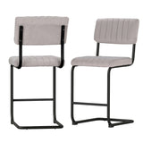 NNEDSZ Artiss 2x Bar Stools Velvet Chairs