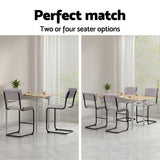 NNEDSZ Artiss 4x Bar Stools Velvet Chairs Grey
