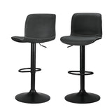 NNEDSZ Artiss 2x Bar Stools Kitchen Swivel Bar Stool Gas Lift Chairs Barstools Black